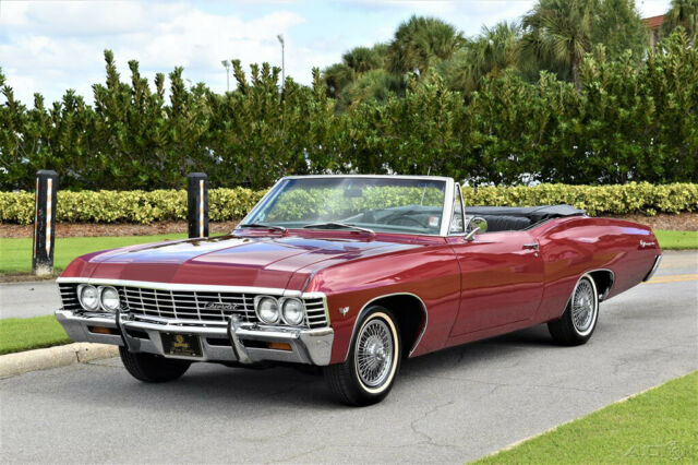 Simply breathtaken 1967Chevrolet Impala 327ci Automatic restored build sheet Wow 1967 Chevrolet Impala Stunning Convertible 327ci Automatic