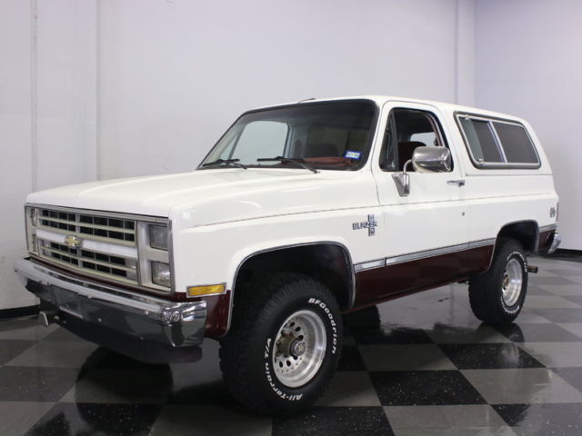 SINGLE FAMILY - 2 OWNER, 141K MILES, METICULOUSLY SERVICED, STOCK, VERY CLEAN! 1987 Chevrolet Blazer K5