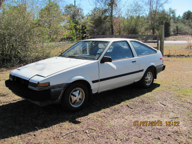 Single Owner 1984 Corolla SR5 Liftback 1984 Toyota Corolla SR5 Lift back
