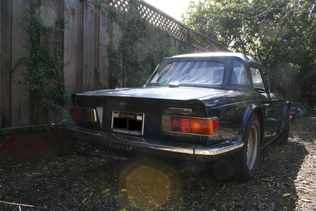 Single owner/family. Early Production Date. 1969 Triumph TR-6 original