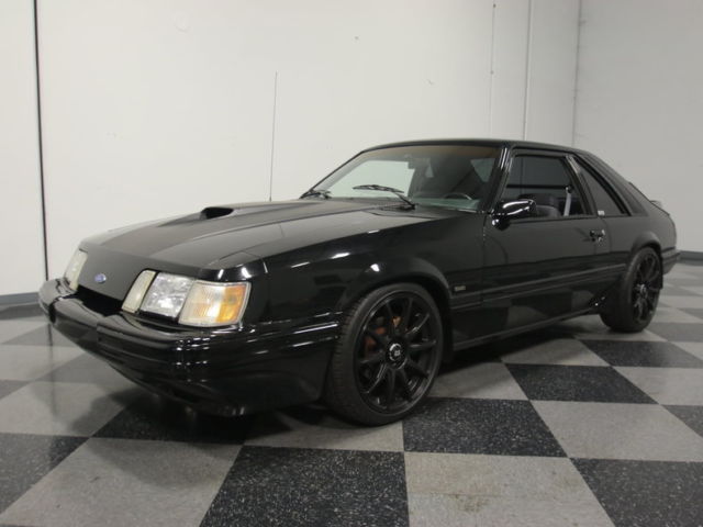 SINISTER FOX-BODY SVO, TURBOCHARGED 2.3L, 5-SPEED, 4 DISCS, 18-INCH MOTEGI RIMS! 1986 Ford Mustang SVO Hatchback 2-Door