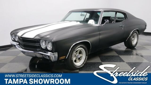 Sinister matte black chevelle, big block, 12 bolt posi, fast! 1970 Chevrolet Chevelle Restomod