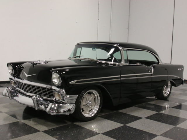 SIX FIGURE BUILD, FRAME-OFF RESTO, SOLID LIFTER 383 V8, 4-SPEED, A-ARMS, SWEET! 1956 Chevrolet Bel Air/150/210