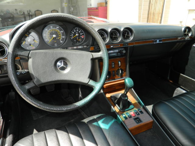 SL 280 MANUAL 1983 Mercedes-Benz SL-Class 280