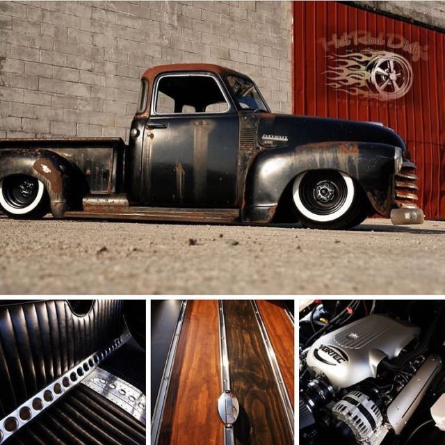 1950 Chevrolet C-10 Hot Rod Street Rat Rod Chevy Pickup Truck Slammed