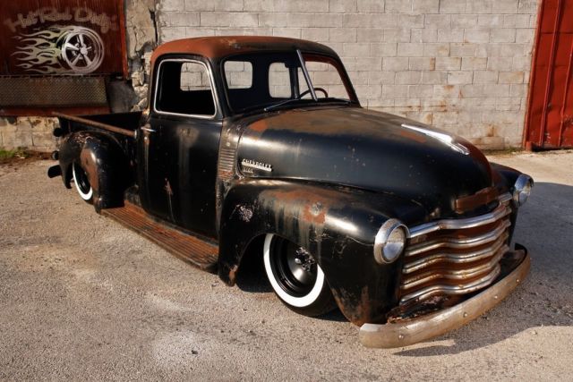 1950 Chevrolet C-10 Hot Rod Street Rat Rod Chevy Pickup Truck Slammed - photo 10