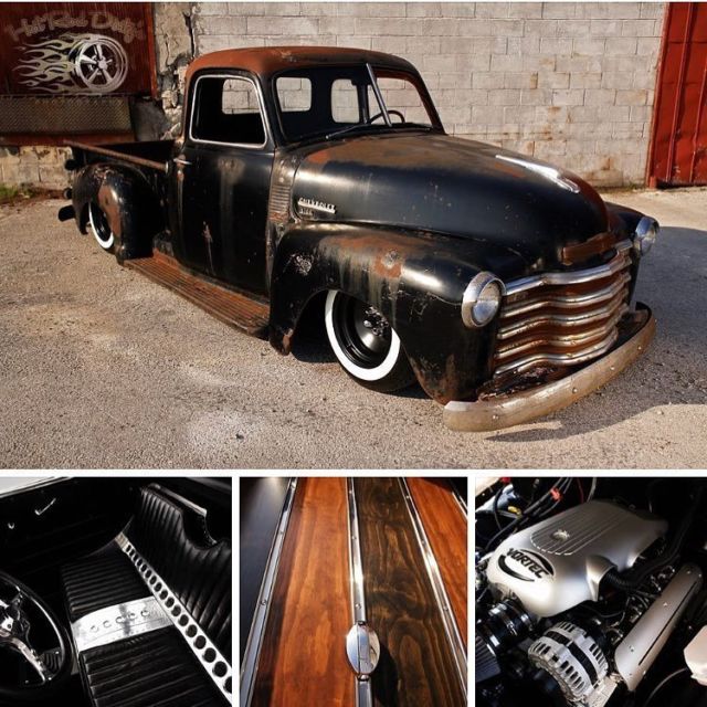 1950 Chevrolet C-10 Hot Rod Street Rat Rod Chevy Pickup Truck Slammed - photo 2