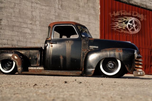 1950 Chevrolet C-10 Hot Rod Street Rat Rod Chevy Pickup Truck Slammed - photo 4