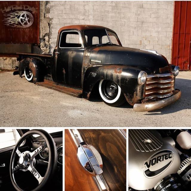 1950 Chevrolet C-10 Hot Rod Street Rat Rod Chevy Pickup Truck Slammed - photo 6