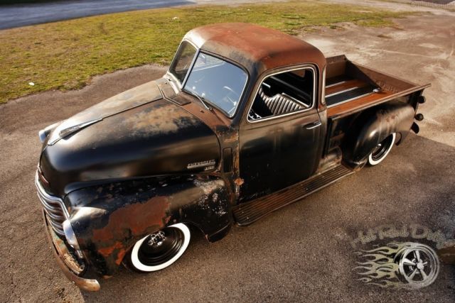 1950 Chevrolet C-10 Hot Rod Street Rat Rod Chevy Pickup Truck Slammed - photo 8