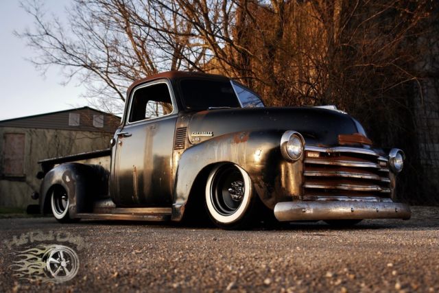1950 Chevrolet C-10 Hot Rod Street Rat Rod Chevy Pickup Truck Slammed - photo 9