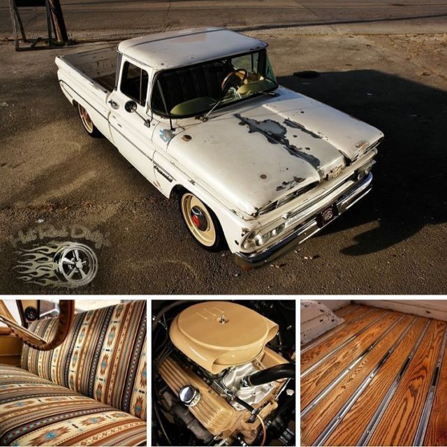 1960 Chevrolet C-10 Hot Rod Street Rat Rod Chevy Pickup Truck Slammed - photo 2