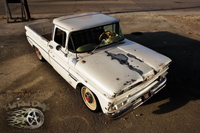 1960 Chevrolet C-10 Hot Rod Street Rat Rod Chevy Pickup Truck Slammed - photo 5