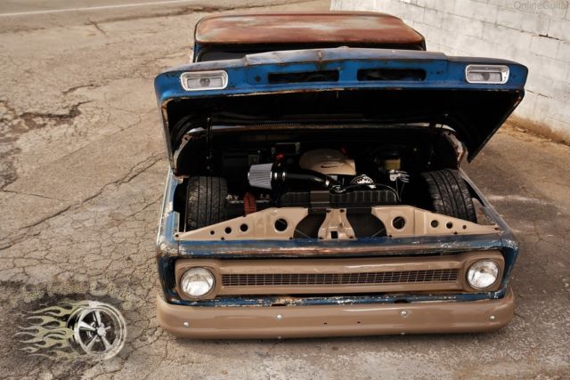 1966 Chevrolet C-10 Hot Rod Street Rat Rod Chevy Pickup Truck Slammed - photo 12
