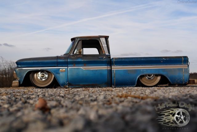 1966 Chevrolet C-10 Hot Rod Street Rat Rod Chevy Pickup Truck Slammed - photo 3