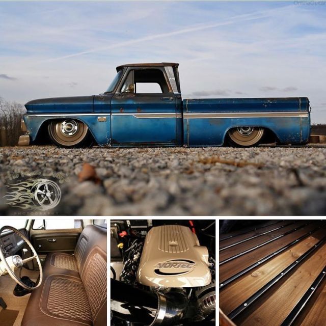 1966 Chevrolet C-10 Hot Rod Street Rat Rod Chevy Pickup Truck Slammed - photo 5
