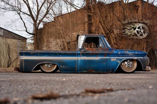 1966 Chevrolet C-10 Hot Rod Street Rat Rod Chevy Pickup Truck Slammed - photo 9