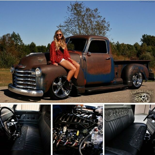 1949 Chevrolet C-10 Hot Rat Rod Chevy Pickup Truck Stepside Fleetside - photo 12