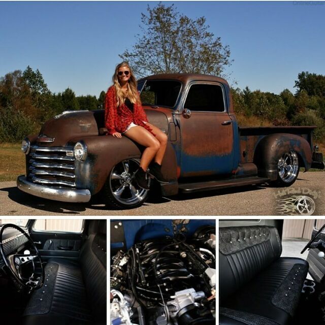 1949 Chevrolet C-10 Hot Rat Rod Chevy Pickup Truck Stepside Fleetside - photo 3