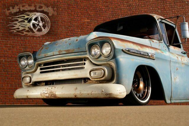 1959 Chevrolet C-10 FLEETSIDE APACHE Hot Rat Rod Chevy Pickup Truck - photo 11