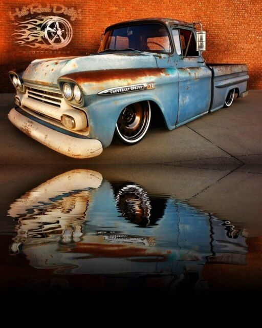 1959 Chevrolet C-10 FLEETSIDE APACHE Hot Rat Rod Chevy Pickup Truck - photo 6