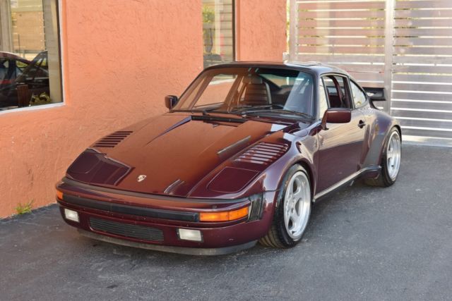 Slant Nose - Ruby Red -Twin Plug - RUF 5 Speed- Roll Cage -Rare Classic Hot Rod 1984 Porsche 911 RUF BTR Turbo