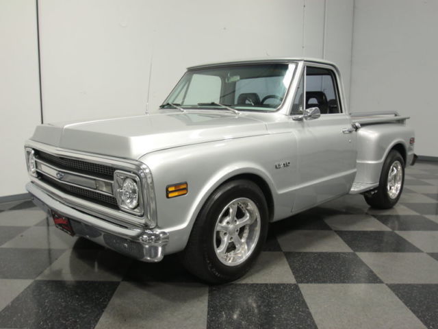 SLICK '69 C-10, STRONG 350 V8, 700R4, PWR FRONT DISCS, PWR STEERING, DUALS, A/C! 1969 Chevrolet C-10