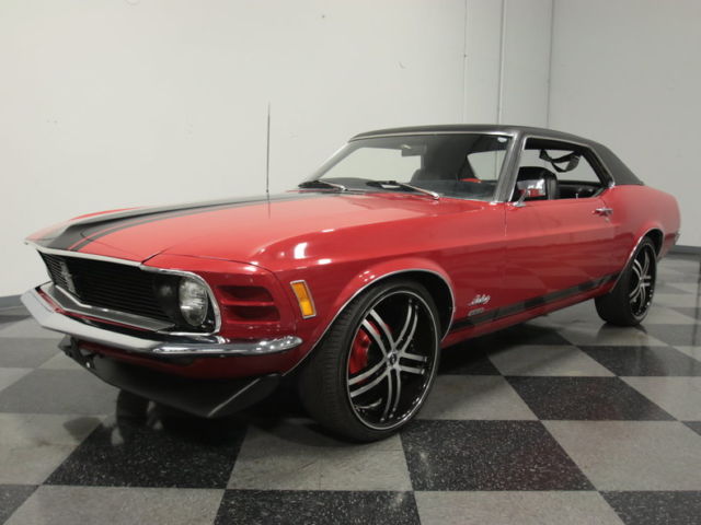SLICK '70 STANG, GREAT LOOK, 351 V8, AUTO, DUAL EXHAUST, 20" RIMS, GR8 DRIVER!! 1970 Ford Mustang