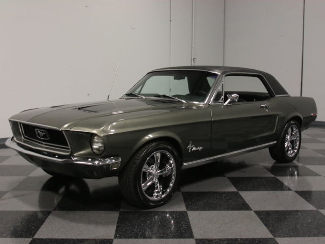 SLICK '68 C-CODE PONY, 289 V8, 4BBL, AUTO, LONGTUBE & DUALS, PWR STEER & BRAKES 1968 Ford Mustang