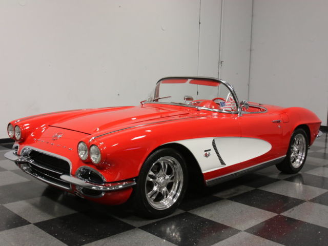 SLICK-BUILT C1, FAST FUEL INJECTION 327 V8, TH350, C4 FRONT SUSPENSION, DUALS!! 1962 Chevrolet Corvette Restomod