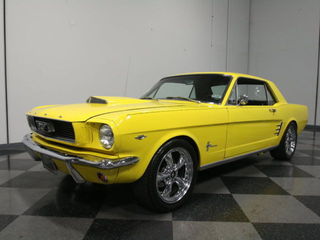 SLICK-BUILT PONY, BUILT 302 V8, ALUMINUM HEADS, TREMEC 5-SPEED, 4-DISCS, DUALS! 1966 Ford Mustang