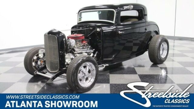 SLICK-BUILT STREET-ROD 350 V8 CRATE, AUTO, FRONT DISCS, PW, R134A A/C, COILOVERS 1932 Ford Other Coupe
