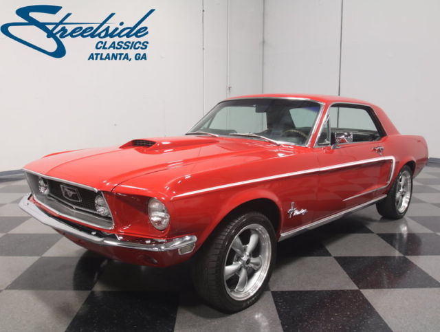 SLICK C-CODE PONY, STRONG 289 V8, AUTO, DUAL EXHAUST, 17" RIMS, GREAT RUNNER!! 1968 Ford Mustang