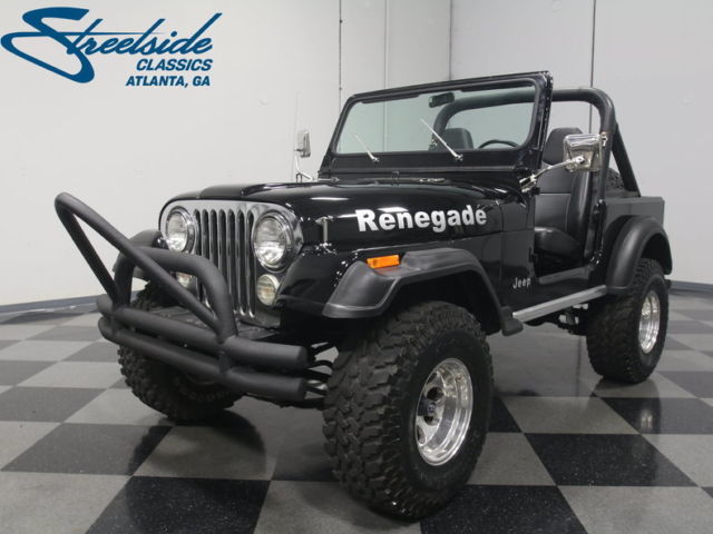 SLICK CJ7 4X4, 258 I6, 5-SPEED, FRNT DISC, PWR STEER, LIFT, HARD TOP, SUPERCLEAN 1982 Jeep CJ Base Sport Utility 2-Door