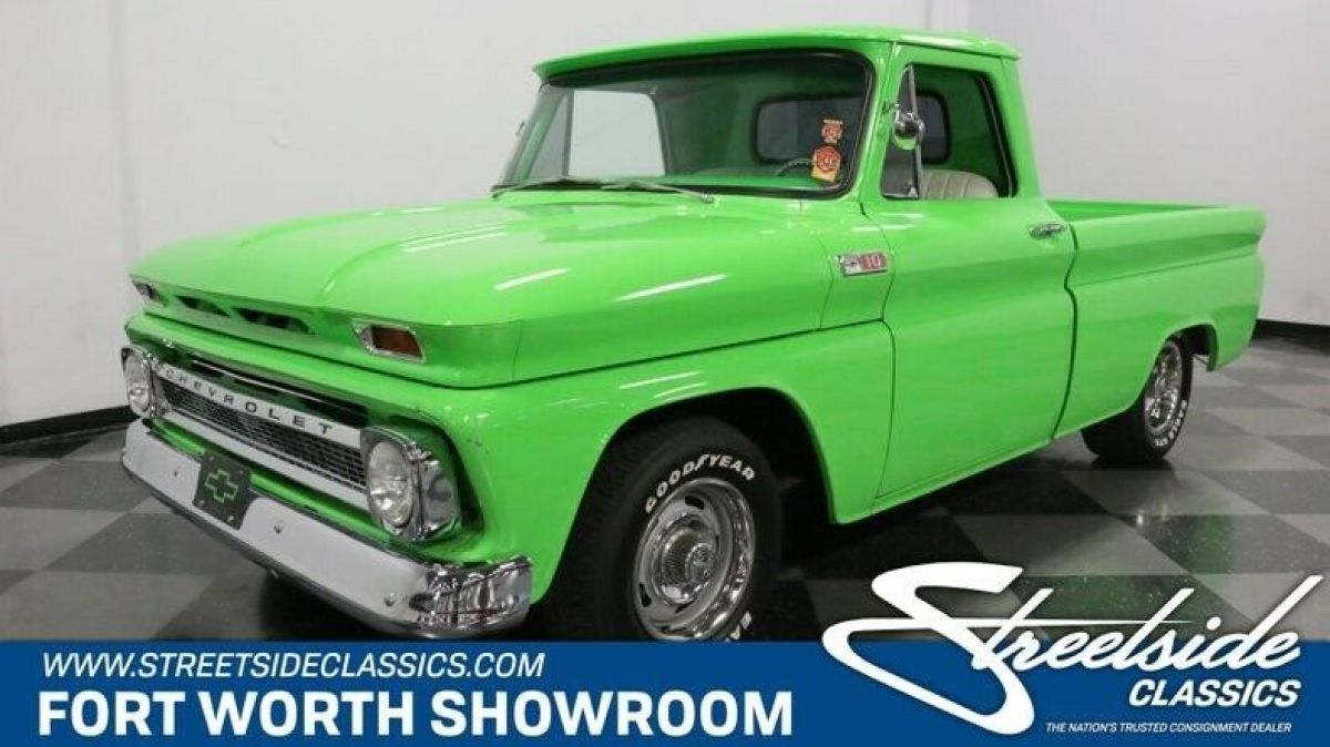 Slick Custom C-10 w/ Strong 350 Crate V8, Auto w/ OD, Cold A/C, PS/PB w/ Fr Disc 1965 Chevrolet C-10