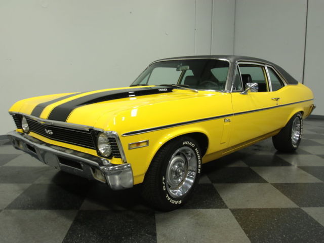 SLICK NOVA, FRESH PAINT, BUILT 355 V8 W/ROLLER ROCKERS, AUTO, DUALS, PB, PS!! 1970 Chevrolet Nova