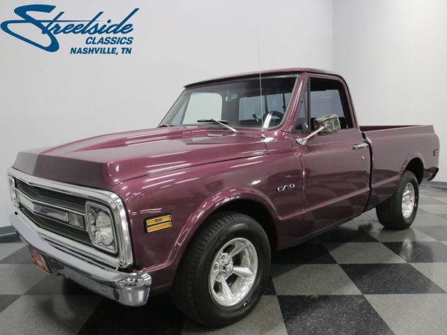 SLICK PAINT, FRESHLY REBUILT 305CI V8, FRONT DISCS, POWER STEERING, FUN PICKUP! 1969 Chevrolet C-10