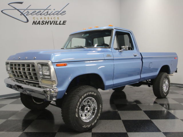 SLICK PAINT, SUPER CLEAN ENGINE BAY, 351CI, A/C, POWER FRONT DISCS,NICE 4X4! 1979 Ford F-150