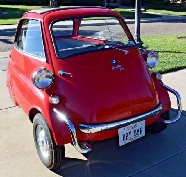 Sliding Window Sunroof Coupe 1957 BMW Isetta 300