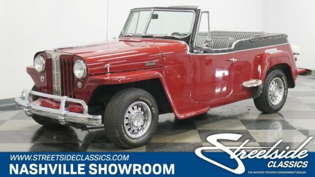 Small block Chevy V8 with A/C classic vintage SUV 1948 Willys Jeepster --