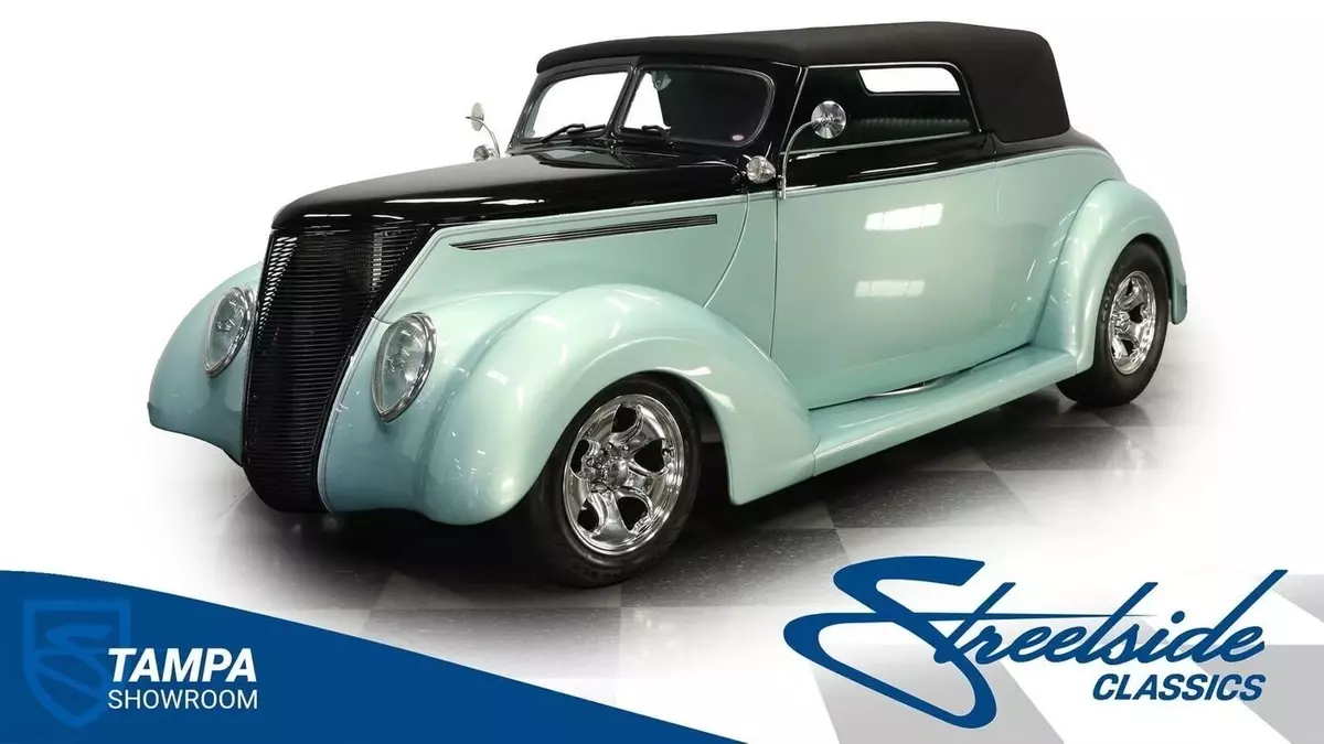 SMALL BLOCK FORD V8 AUTO POWER 4 WHEEL DISC POWER STEERING GLASS BODY CUSTOM BUI 1937 Ford Coupe