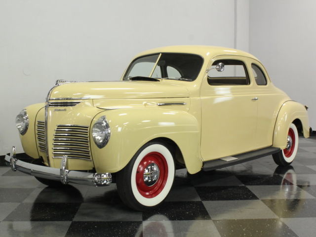 SMOOTH RUNNING 201 INLINE 6, 3 ON THE TREE, LEFT STOCK, BEAUTIFUL & DRIVES GREAT 1940 Plymouth Business Coupe