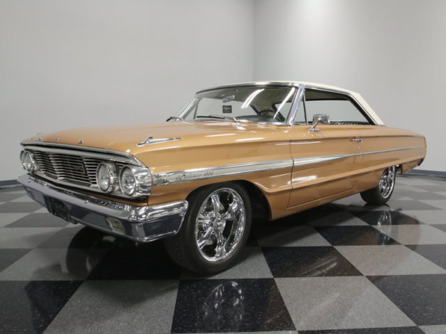 SMOOTH RUNNING 390CI MOTOR, SUPER SLICK BODY, NICE GOLD PAINT, RIDLER WHEELS 1964 Ford Galaxie 500