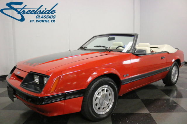 SMOOTH RUNNING 5.0 DROP TOP! 5 SPEED MANUAL, CLEAN HISTORY, TEXAS CAR, COLD A/C 1986 Ford Mustang GT