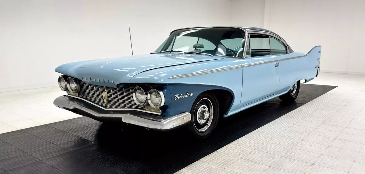 Snappy Styling/80,978 Miles/383ci Dual Quad V8/Long Ram Intake/Hughes A727 Auto 1960 Plymouth Belvedere 2 Door Hardtop