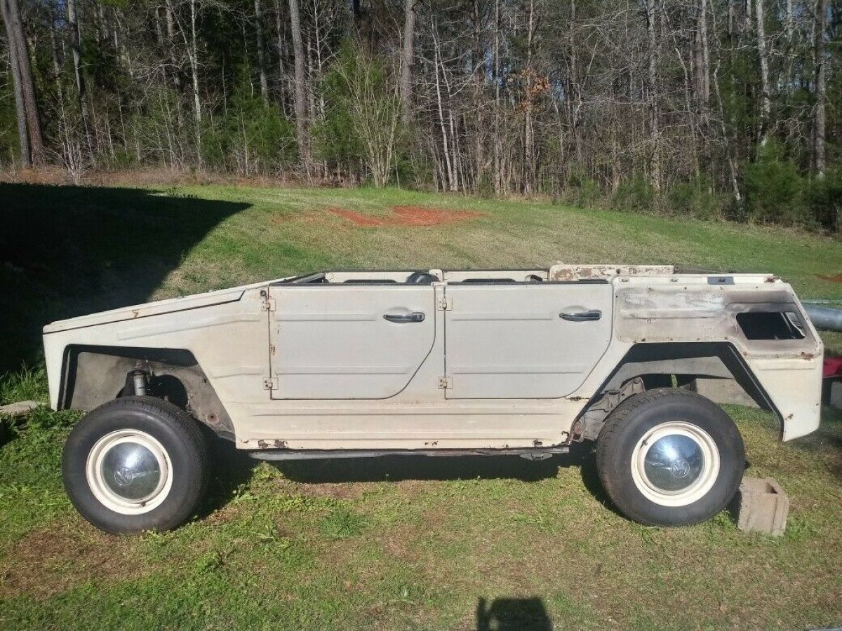 Soft Top VW Thing with rebuilt engine needs body work to complete 1974 Volkswagen Thing