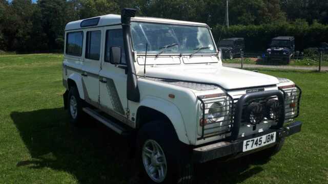 SOLD! SOLD! NO RESERVE LAND ROVER DEFENDER 110 V8 GAS 1989 USA EXPORTABLE 1989 Land Rover Defender County station wagon
