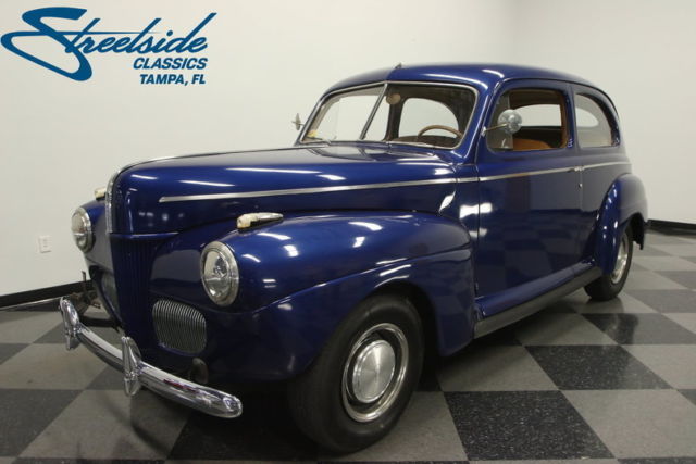 SOLID '41 TUDOR, 239 FLATHEAD V8, 3 SEEP MANUAL, FRONT DISC BRAKES, 12V, CLEAN 1941 Ford Tudor Sedan