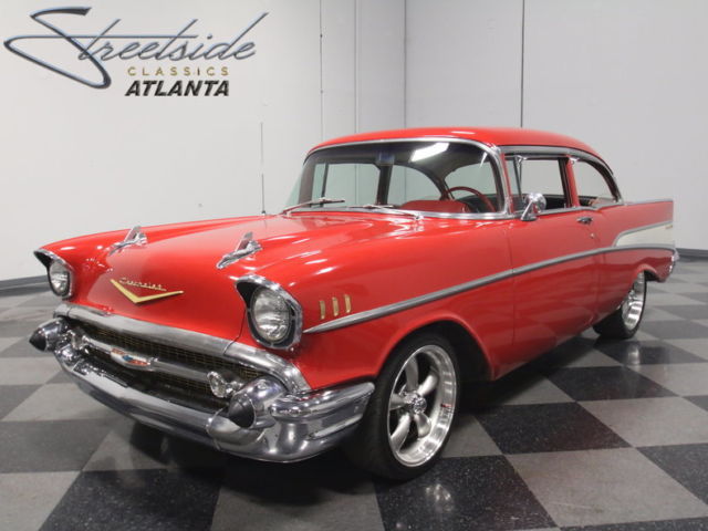 SOLID '57 POST, STRONG 327 V8, 4-SPEED, DUALS, PWR FRNT DISCS, 18" & 20" REVS 1957 Chevrolet Bel Air/150/210