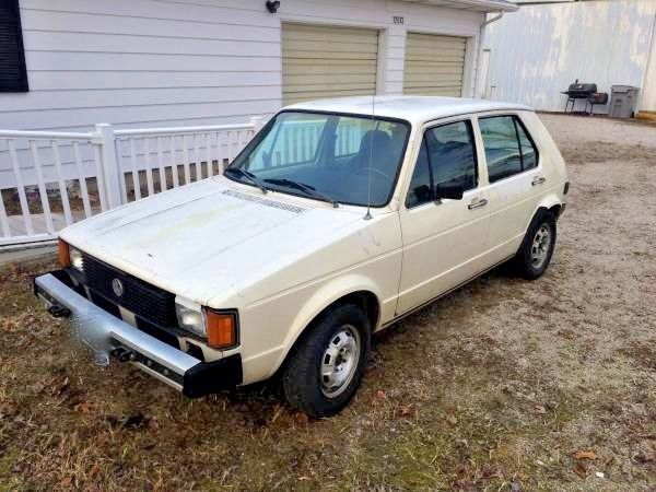 SOLID 1981 VW Rabbit Diesel L Hatchback-Rebuilt Engine, Lots of New Parts 1981 Volkswagen Rabbit